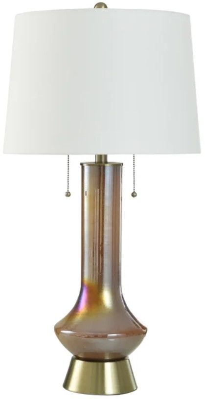 StyleCraft Rustic Rio/White Table Lamp | Brownie Furniture | Virginia, MN