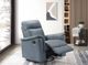 Homelegance® Bristow Blue/Gray Manual Swivel Glider Recliner-1