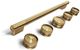 KitchenAid® Brass Grip Commercial-Style Induction Range Handle and Knob Kit-0