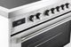 Verona® Ultima 36" White Pro Style Induction Range-3