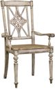 Hooker® Furniture Chatelet Fretback Caramel Froth/Paris Vintage Dining Arm Chair-0