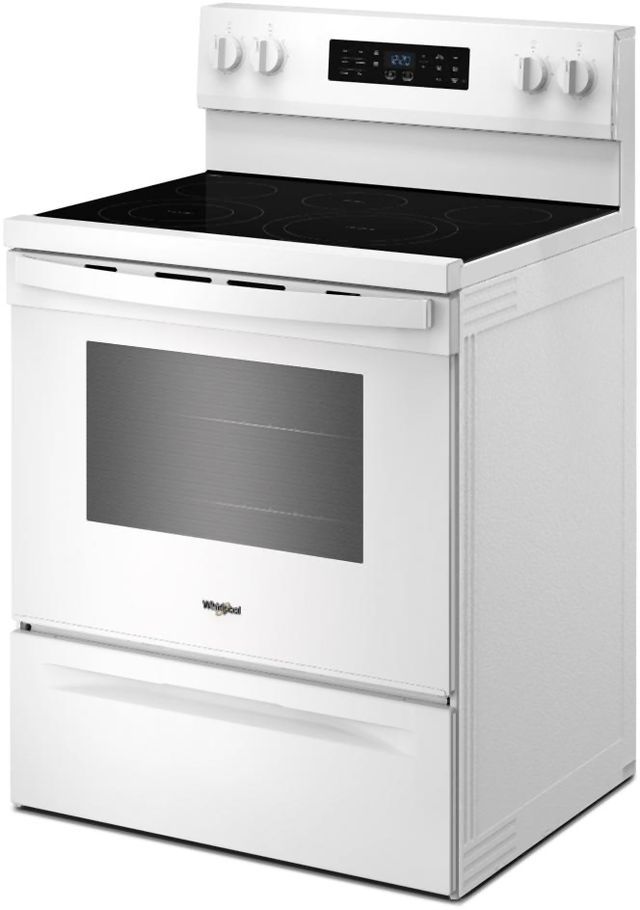 Whirlpool® 30" White Freestanding Electric Range with Air Cooking Technology-2