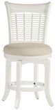HH2 Home Bayberry White Swivel Counter Stool-1