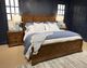 Legacy Classic Echelon Heritage Walnut King Parquet Panel Bed-1