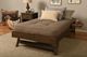 Kodiak Furniture Boho 75" Rustic Walnut Twin Daybed with Mattress and Tray-1