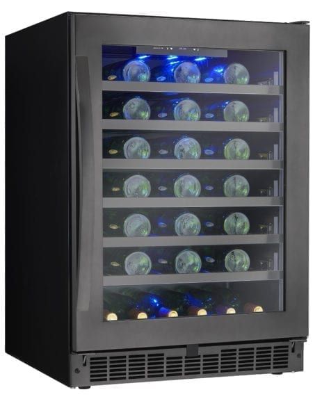 Silhouette Select® Sydney 5.6 Cu. Ft. Black Stainless Steel Wine Cooler-2