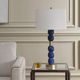 Uttermost® Bellore Denim Blue Glaze Table Lamp-2