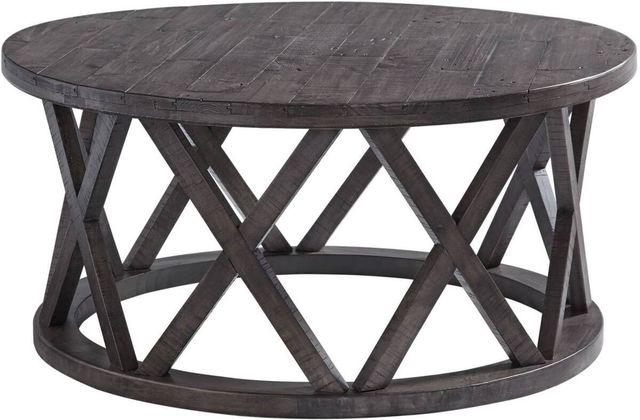 Signature Design by Ashley® Sharzane 2-Piece Grayish Brown Living Room Tables Set-1