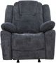 Primo™ International Anakin Dark Grey Upholstered Manual Rocker Recliner with Lever-2