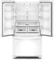 Whirlpool® 36 in. 20.0 Cu. Ft. White Counter Depth French Door Refrigerator-1