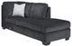 Signature Design by Ashley® Altari 2-Piece Slate Right-Arm Facing Chaise with Full Sofa Sleeper Sectional-3