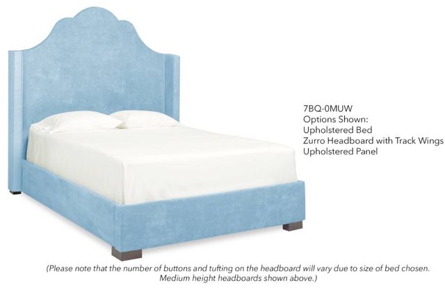 Parker Southern Customizable Dream Creations Zurro Upholstered Headboard-1