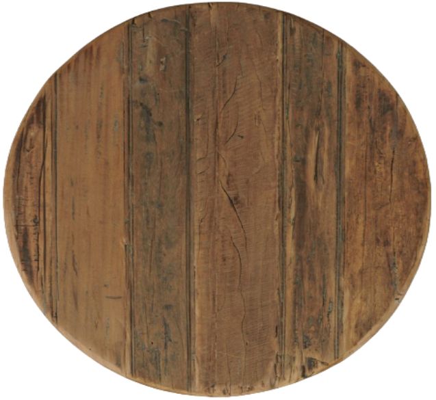 Jofran Inc. Reclamation Brown Round Side Table-3