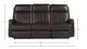 La-Z-Boy® Finley Chocolate Leather Manual Wall Reclining Sofa-5