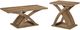 Mazin Furniture Higgins Faux Rustic Qak End Table-2