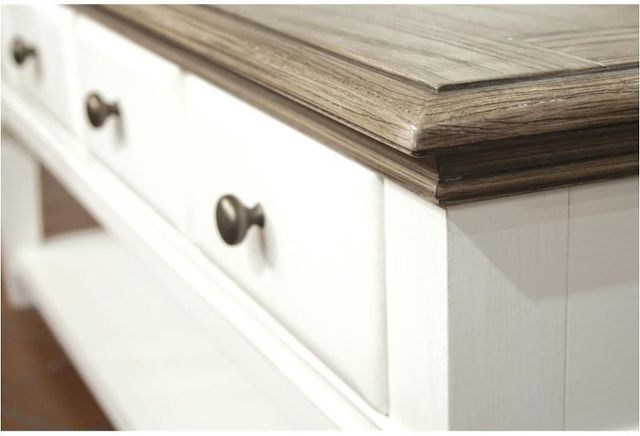 Riverside Furniture Myra Natural Leg Coffee Table with Paperwhite Base-1