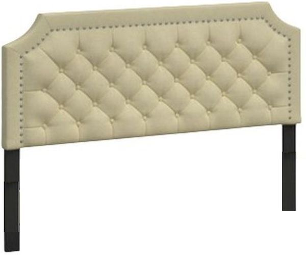 Rize Home Hanfield Beige Upholstered Headboard | Besche Furniture ...