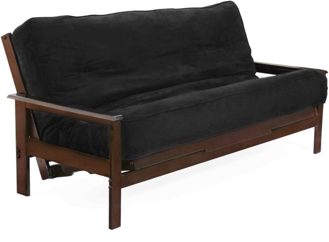 Night & Day Furniture™ Albany Dark Chocolate Full Moon Glider Futon-0