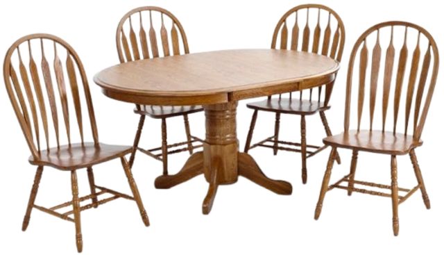 Intercon Classic Oak Chestnut Side Chair-2