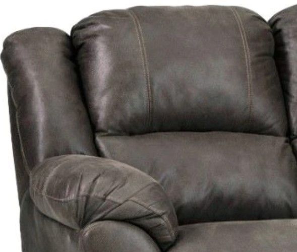 HomeStretch Tumbleweed Brown Reclining Sofa-1
