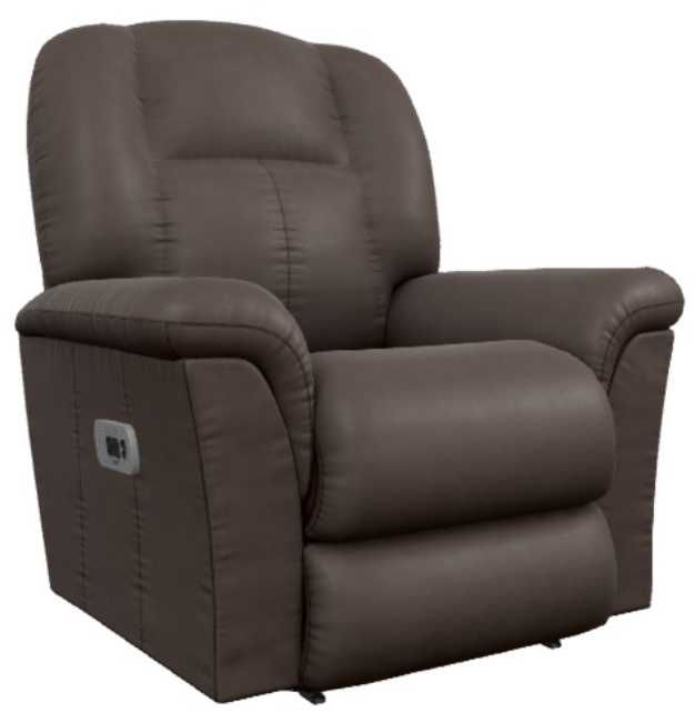 La-Z-Boy® Jasper Umber Leather Power Wall Recliner with Headrest and Lumbar-0