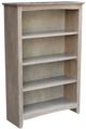 John Thomas Furniture® Home Accents Taupe Gray 48" Shaker Bookcase-0