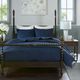 Olliix by Madison Park Signature Serene Blue Full/Queen Cotton Hand Quilted Coverlet Set-1