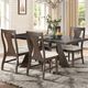 New Classic® Home Furnishings Chestnut Ridge 5-Piece Dark Brown Dining Set-1