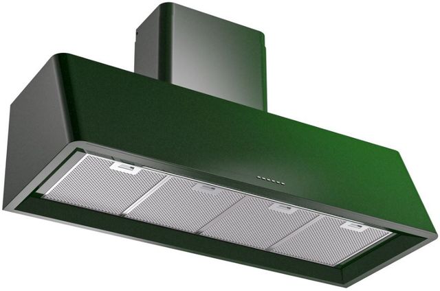 Ilve® Nostalgie II Series 48" Emerald Green Wall Mounted Range Hood-1