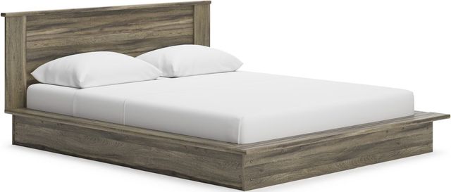 Signature Design by Ashley® Shallifer 5-Piece Brown Queen Panel Bed Set-1