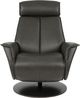 Fjords® Modern Living Bo Slate Large Dual Motion Swivel Recliner-1