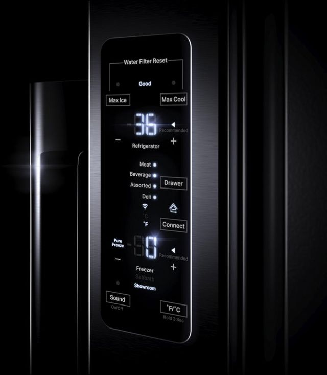 JennAir® RISE™ 36 in. 23.8 Cu. Ft. Stainless Steel Counter Depth French Door Refrigerator-4