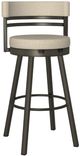 Amisco Ronny Harley/Pebble Swivel Bar Stool-0