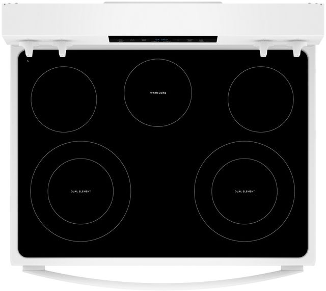 Whirlpool® 30" White Freestanding Electric Range with Air Cooking Technology-4