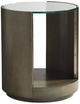 Vanguard® Furniture Axis Brown Round Lamp Table-0