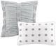 Olliix by Urban Habitat Ivory King/California King Brooklyn Cotton Jacquard Duvet Cover Set-2