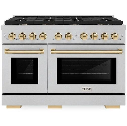 ZLINE Autograph Edition 48" Satin Stainless Steel Pro Style Gas Range