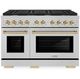 ZLINE Autograph Edition 48" Satin Stainless Steel Pro Style Gas Range-0