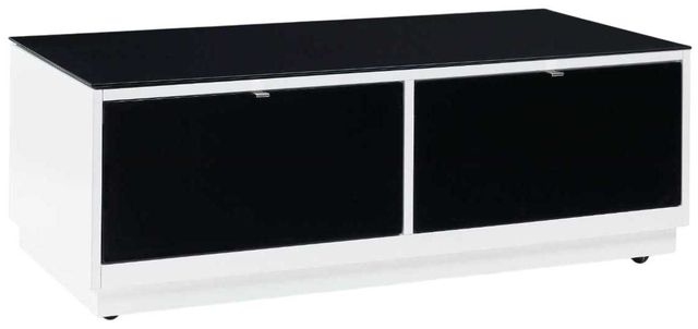 Signature Design by Ashley® Gardoni Black Coffee Table with White Base-0