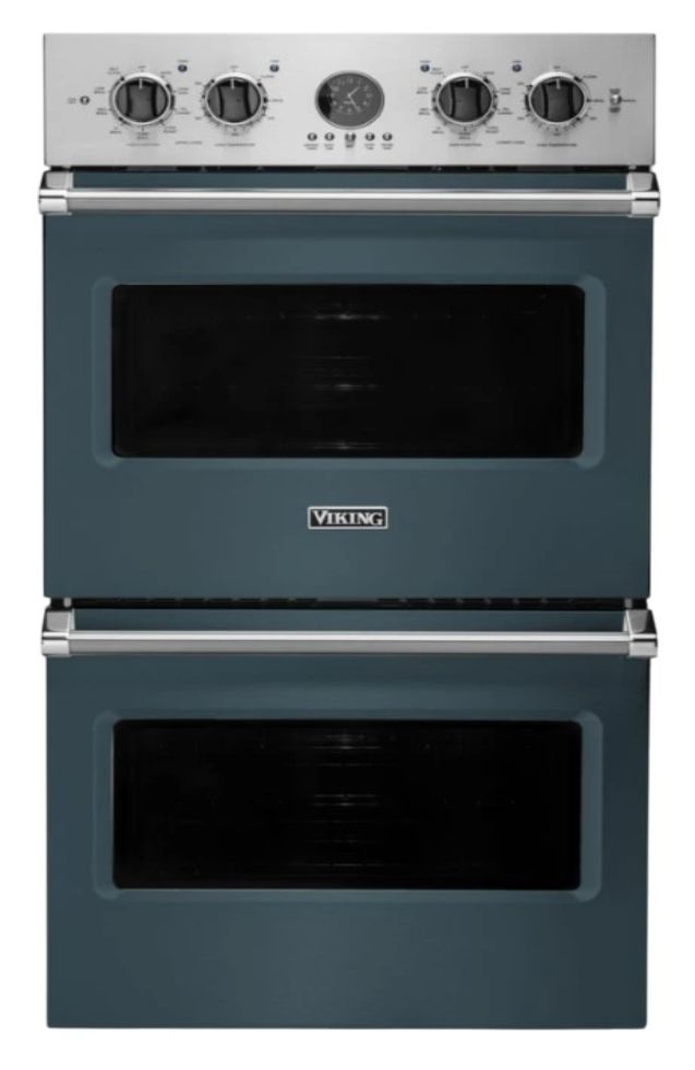 Viking® 5 Series 27" Squall Double Electric Premiere Wall Oven-0