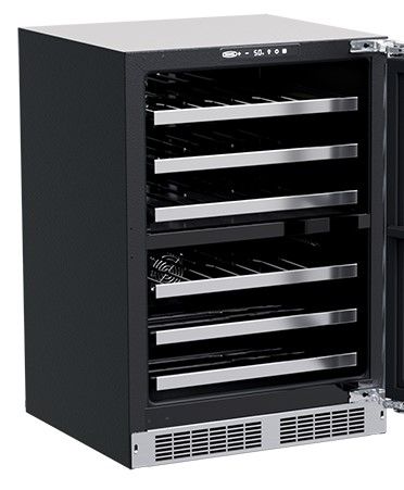 Marvel Professional 4.9 Cu. Ft. Stainless Steel Wine Cooler-1
