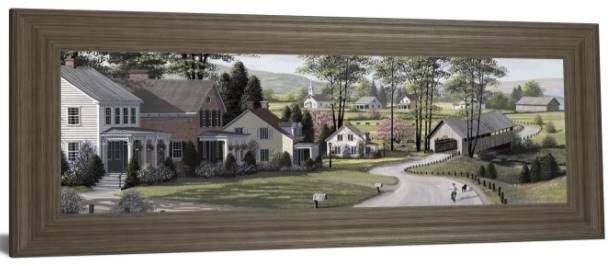 Classy Art The Covered Bridge by Saunders, B. Wall Art-1
