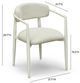 TOV Furniture Annika Cream Outdoor Dining Arm Chair-2