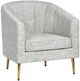 Crestview Collection Sutton Champagne/Gold Accent Chair-0