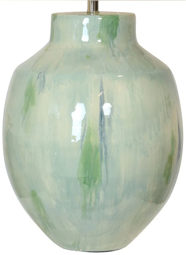 Harp & Finial® Irving Light Blue Table Lamp-1