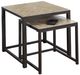 Monarch Specialties Inc. 2-Piece Terracotta Brown Nesting Table Set-0