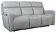 Liberty Furniture Chase Oslo Gray Triple Power Zero Gravity Reclining Sofa-0