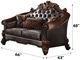 ACME Furniture Vendome ll Cherry/Dark Brown Loveseat -2