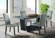 Elements International Beckley 5-Piece Dark Grey Dining Set-3