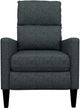 Best® Home Furnishings Customizable Janae Manual High Leg Recliner with Espresso Legs-1